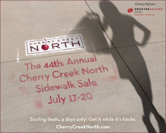 The 44th Annual Cherry Creek North Sidewalk Sale: July 17-20